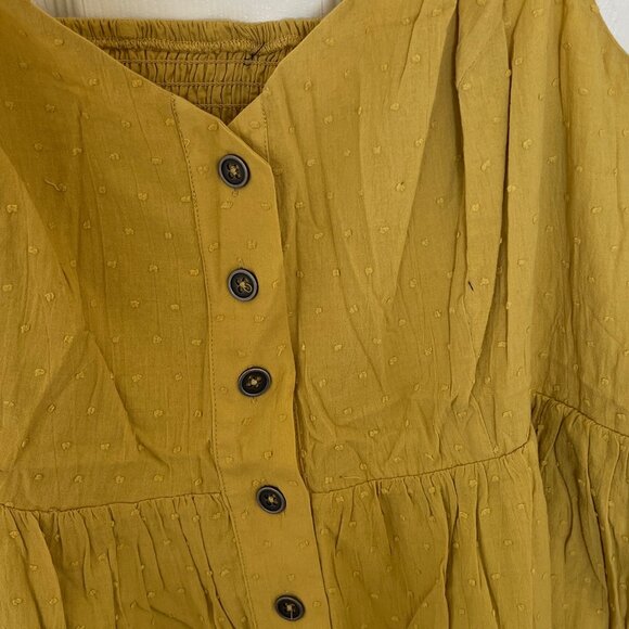 Modcloth Mustard Midi Dress - Picture 2 of 6